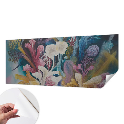 Papel de parede 3D explosão floral