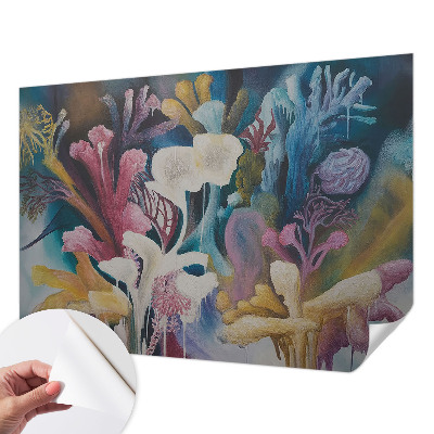 Papel de parede 3D explosão floral