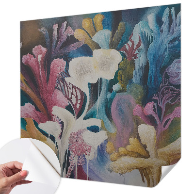 Papel de parede 3D explosão floral