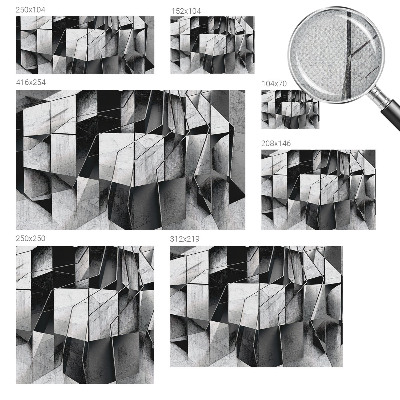 Papel de parede autocolante para sala Abstração geométrica