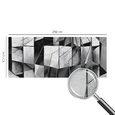 Papel de parede autocolante para sala Abstração geométrica
