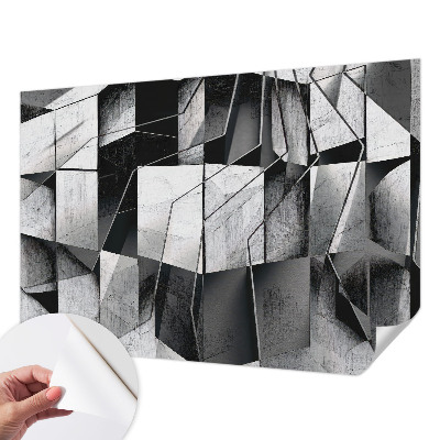 Papel de parede autocolante para sala Abstração geométrica
