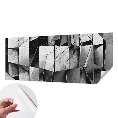 Papel de parede autocolante para sala Abstração geométrica