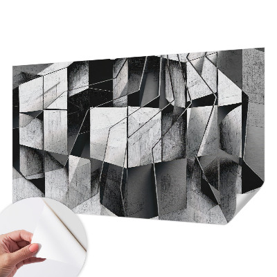 Papel de parede autocolante para sala Abstração geométrica