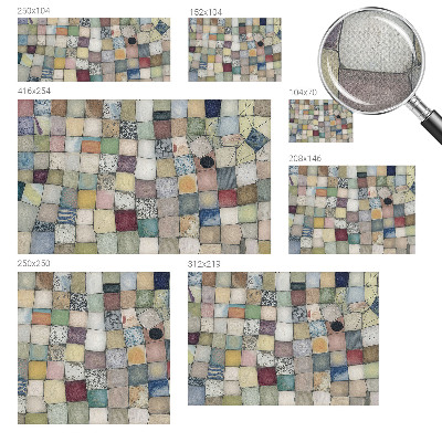 Papel de parede autocolante Mosaico colorido