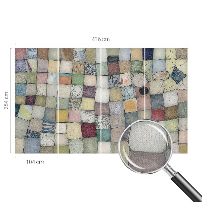 Papel de parede autocolante Mosaico colorido