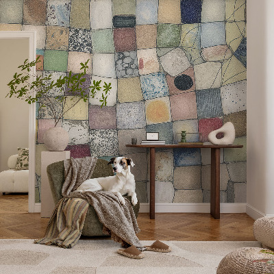 Papel de parede autocolante Mosaico colorido