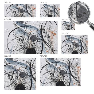Papel de parede para criança Abstração expressiva