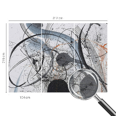 Papel de parede para criança Abstração expressiva