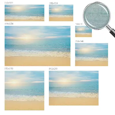 Papel de parede 3D com estampa de nascer do sol