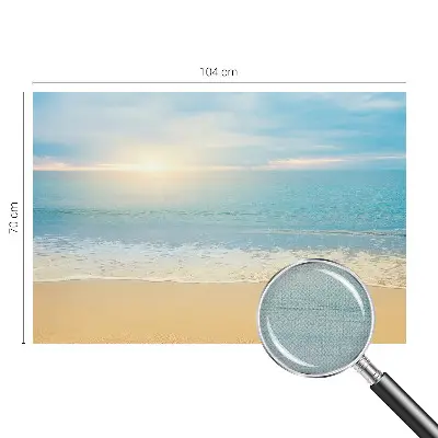 Papel de parede 3D com estampa de nascer do sol