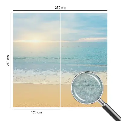 Papel de parede 3D com estampa de nascer do sol