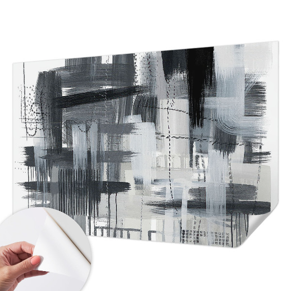 Papel de parede autocolante para quarto com arte moderna