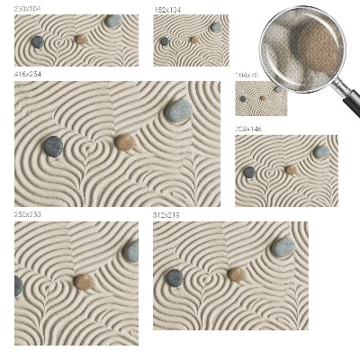 Papel de parede infantil com padrão de ondas harmoniosas
