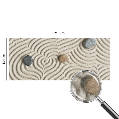 Papel de parede infantil com padrão de ondas harmoniosas