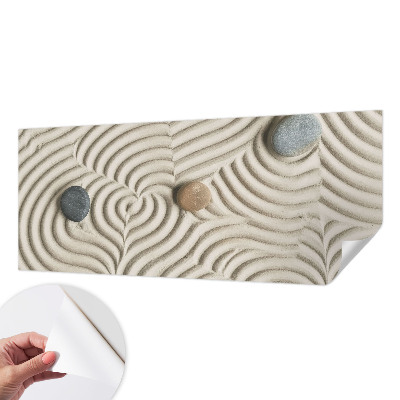 Papel de parede infantil com padrão de ondas harmoniosas