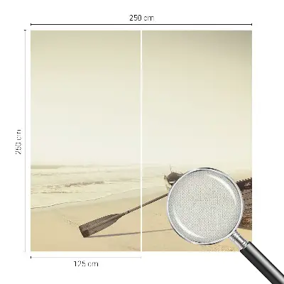 Papel de parede autocolante para sala com estampa 'Tranquilidade à beira-mar' para decorar ambientes