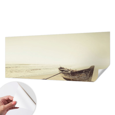 Papel de parede autocolante para sala Tranquilidade à beira-mar