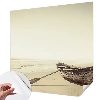 Papel de parede autocolante para sala com estampa 'Tranquilidade à beira-mar' para decorar ambientes
