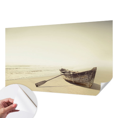 Papel de parede autocolante para sala Tranquilidade à beira-mar