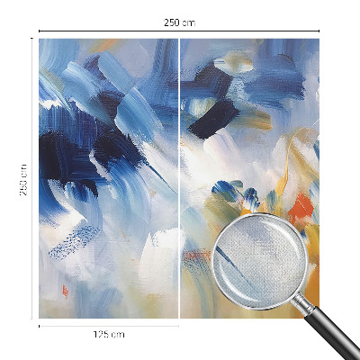 Autocolante de parede fotográfico Pinceladas coloridas