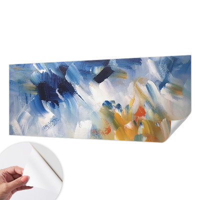 Autocolante de parede fotográfico Pinceladas coloridas