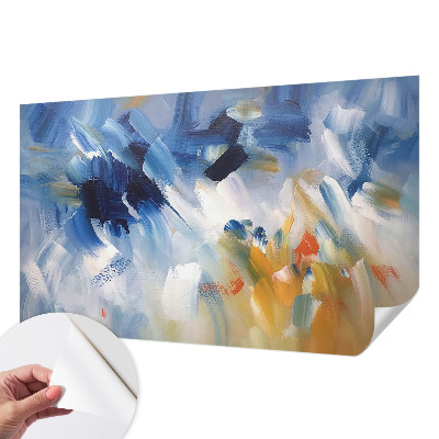 Autocolante de parede fotográfico Pinceladas coloridas