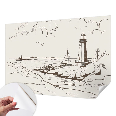 Papel de parede autocolante Paisagem costeira