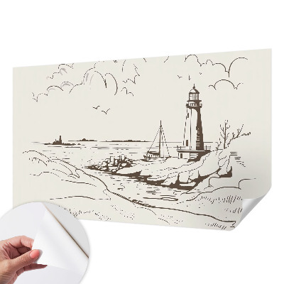 Papel de parede autocolante Paisagem costeira