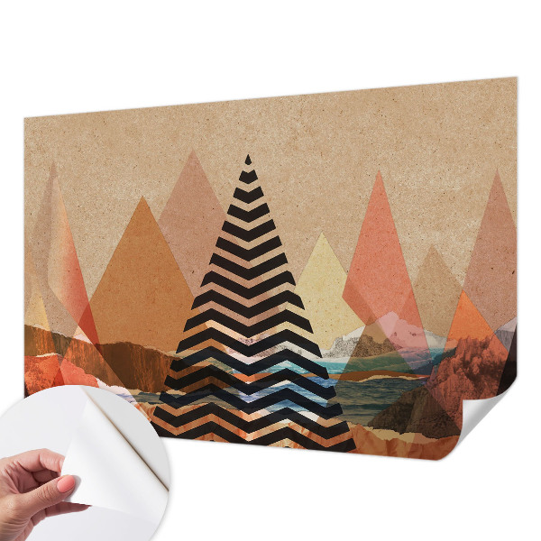 Papel de parede 3D Paisagem abstrata