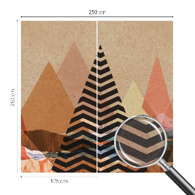 Papel de parede 3D Paisagem abstrata