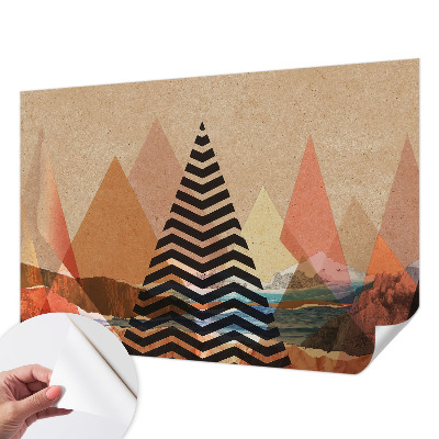 Papel de parede 3D Paisagem abstrata