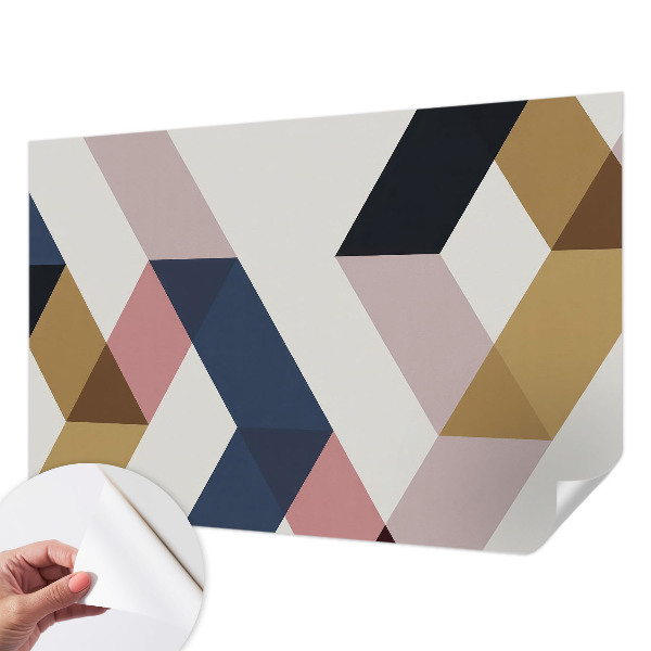 Papel de parede para criança Losangos coloridos