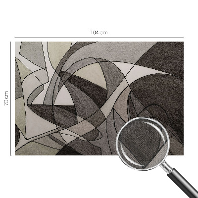 Papel de parede autocolante para sala Abstração geométrica