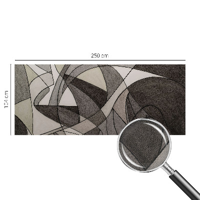 Papel de parede autocolante para sala Abstração geométrica