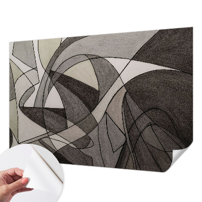 Papel de parede autocolante para sala Abstração geométrica