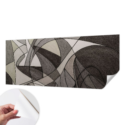 Papel de parede autocolante para sala Abstração geométrica