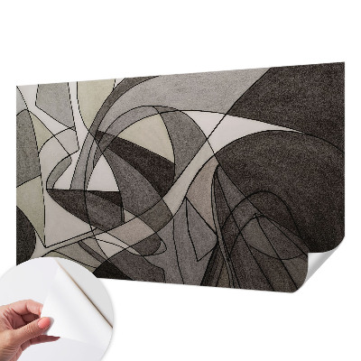 Papel de parede autocolante para sala Abstração geométrica
