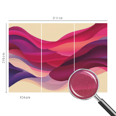 Autocolante de parede fotográfico Ondas líquidas