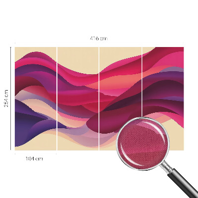 Autocolante de parede fotográfico Ondas líquidas