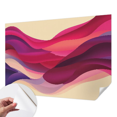 Autocolante de parede fotográfico Ondas líquidas