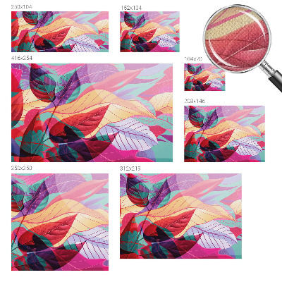 Papel de parede infantil Folhas abstratas