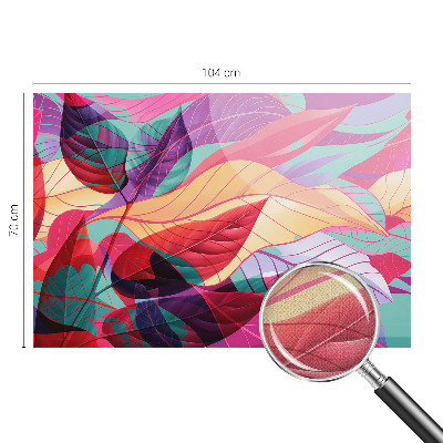 Papel de parede infantil Folhas abstratas