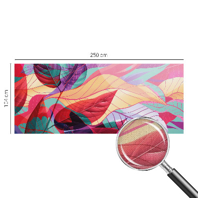 Papel de parede infantil Folhas abstratas