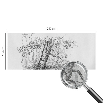 Papel de parede autocolante Árvore da floresta