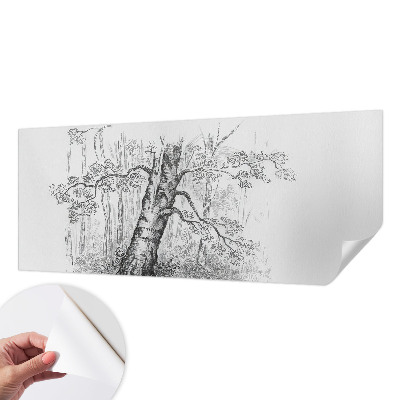 Papel de parede autocolante Árvore da floresta
