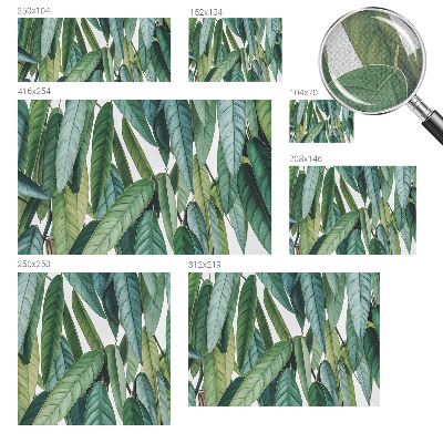 Papel de parede 3D Folhas naturais