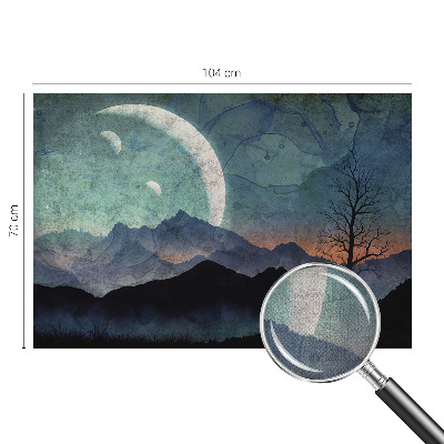 Papel de parede autocolante para quarto Paisagem noturna