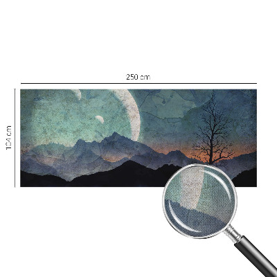 Papel de parede autocolante para quarto Paisagem noturna