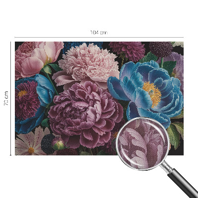 Papel de parede infantil Flores coloridas
